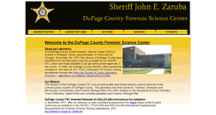 Desktop Screenshot of dupageforensics.org