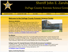 Tablet Screenshot of dupageforensics.org